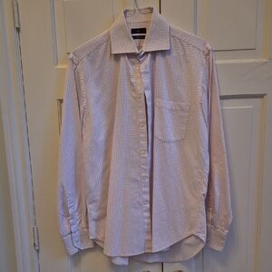 Men's Zara Pink Checkered Shirt